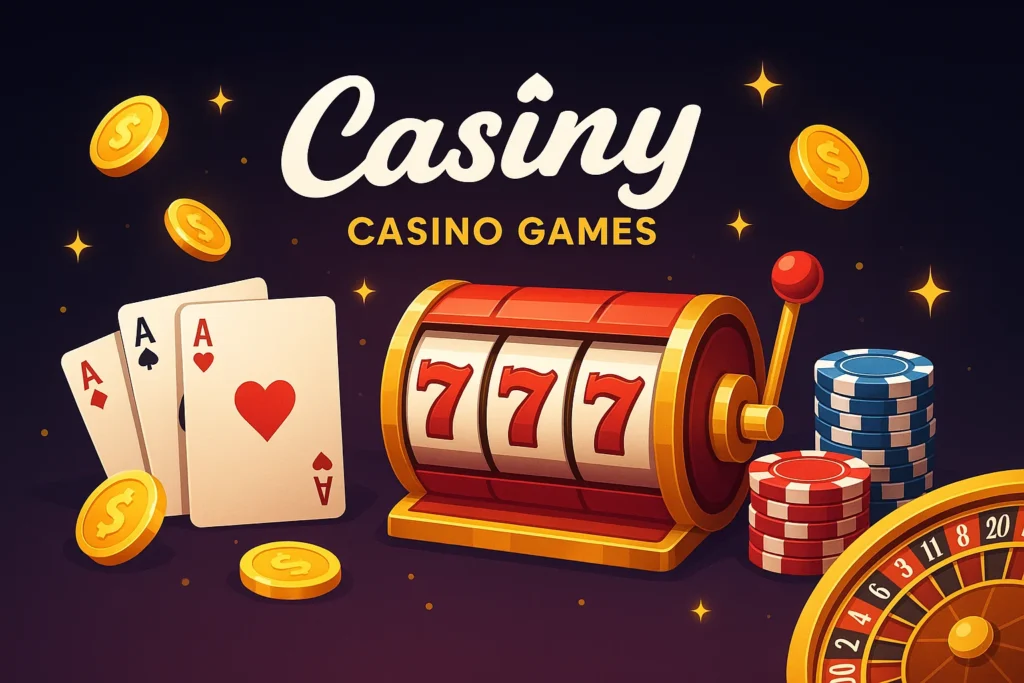 Overview of the Casiny Casino Real Money Pokies and Table Games in Australia